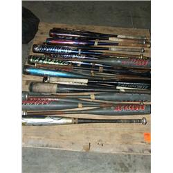 (APPROX. 20) ALUMINUM BATS