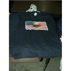 (20) ROPES ON BACK/NAVY T-SHIRT