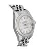 Image 3 : Rolex Ladies Quickset Silver Index White Gold Bezel With Hidden Clasp Jubilee Ba