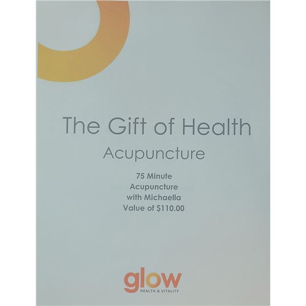 75 Minute Acupuncture with Michaella - Glow Health & Vitality