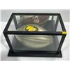 Image 1 : Signed Edmonton Eskimos Football in Glass & Mirror Case