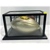 Image 3 : Signed Edmonton Eskimos Football in Glass & Mirror Case