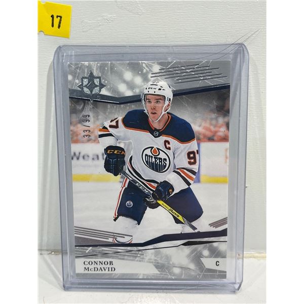 2017/18 Upper Deck Ultimate Collection Hockey Connor McDavid 33/99