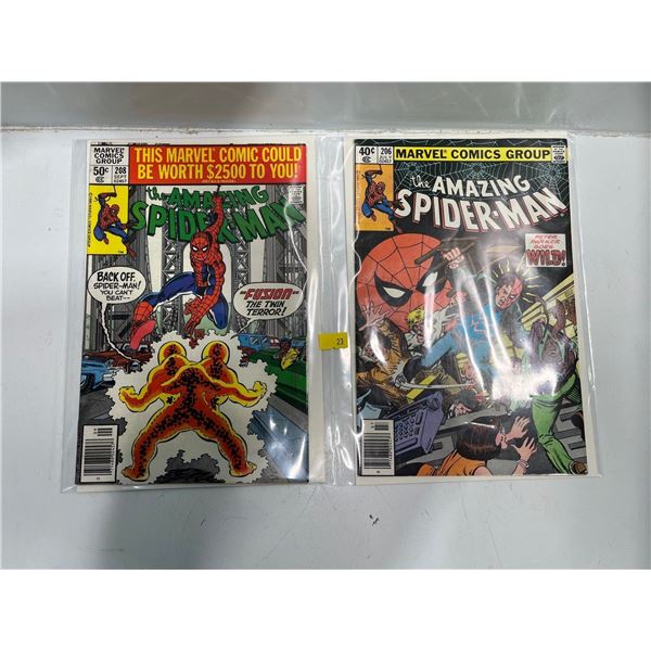 Marvel Comics: The Amazing Spider-Man Issue # 206 & 208