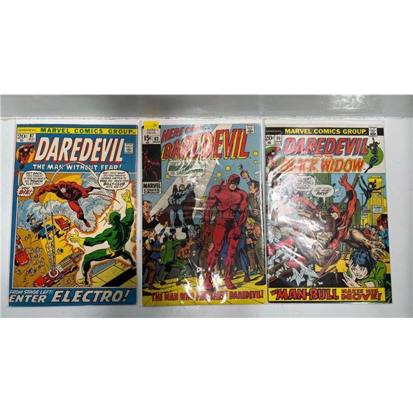 Marvel Comics: Daredevil issues # 62, 87 & 95
