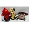 Image 1 : Vintage Touch Dial Novelty Telephones Coca Cola and 101 Dalmations