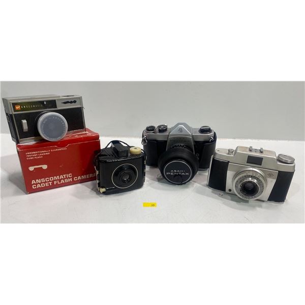 Collection of Vintage Cameras