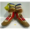 Image 1 : Vintage Handmade Moccasins (narrow size medium)