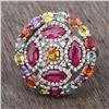 Image 2 : Fancy Sapphire, Ruby and Diamond Statement Ring
