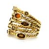 Image 2 : David Yurman 18K Open-Shank Citrine Confetti Ring