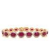 Image 2 : Oscar Friedman Ruby and Diamond Eternity Bracelet