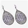Image 2 : Tanzanite and Diamond Statement Earrings