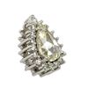 Image 2 : 1.03 CT Rose-Cut Diamond Solitaire Pendant w/ Halo