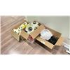 Image 1 : 3 BOXES OF HANGING ILLUMINATED FABRIC LANTERNS