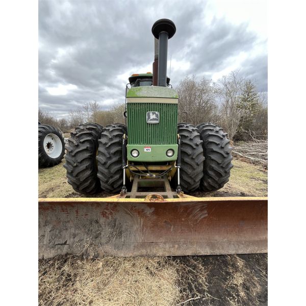 John Deere 8640 Tractor with 12ft Blade, Duals, 2 Hydraulics 1000/540, PTO, 6960 Hrs