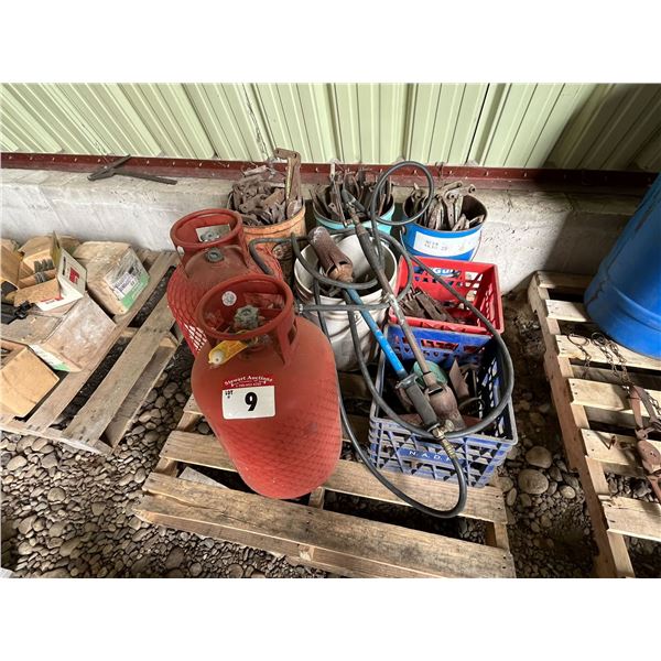 Propane Bottles, Tiger Torches, Crop Lifters