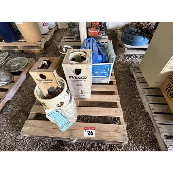Refrigerant Cylinders (4), Tarps
