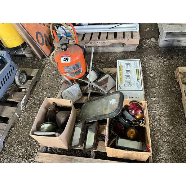 Oil Extractor, Mirrors, Lights