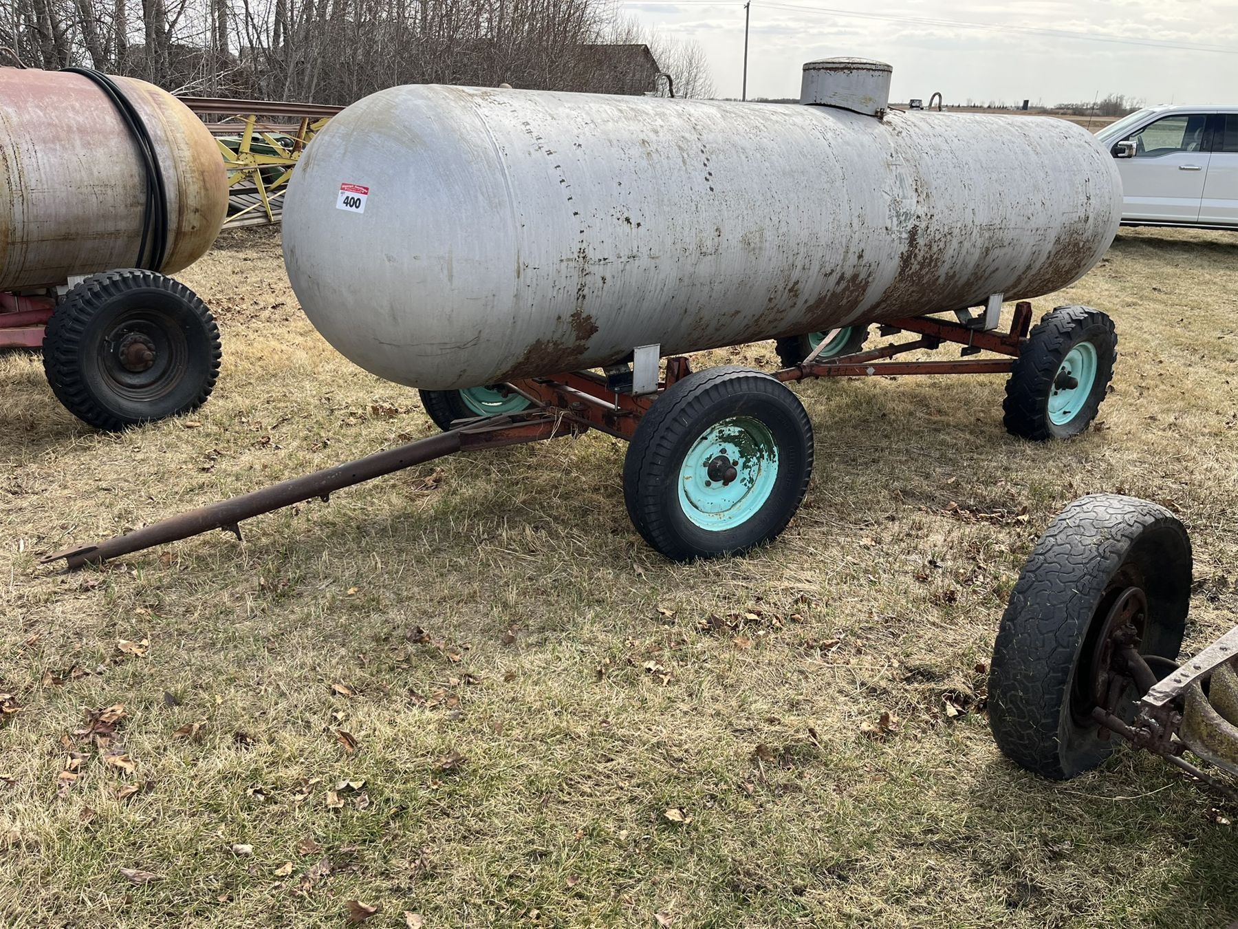 Propane Tank on Trailer