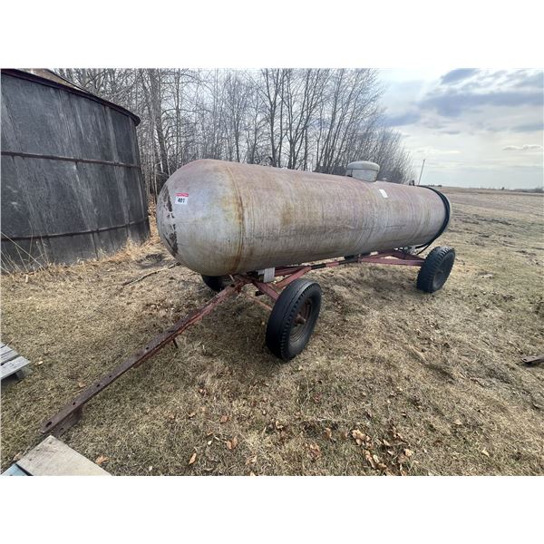 Propane Tank on Trailer