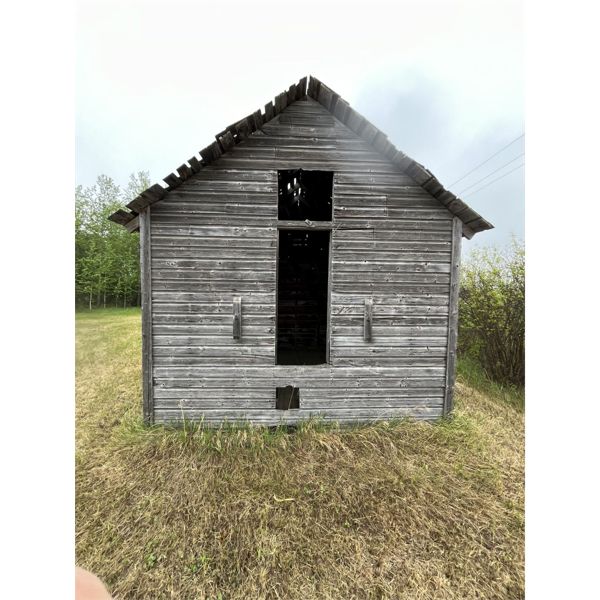One Square Wood Bin