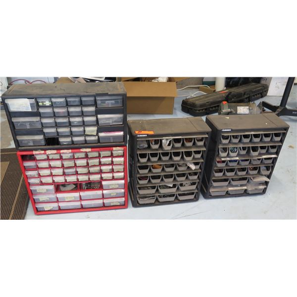 Qty 4 Organizer Shelves w/ Misc Hardware