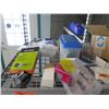 Image 2 : Wire Adjustable 4' x 2' Shelving Unit & Contents: Hardware, etc