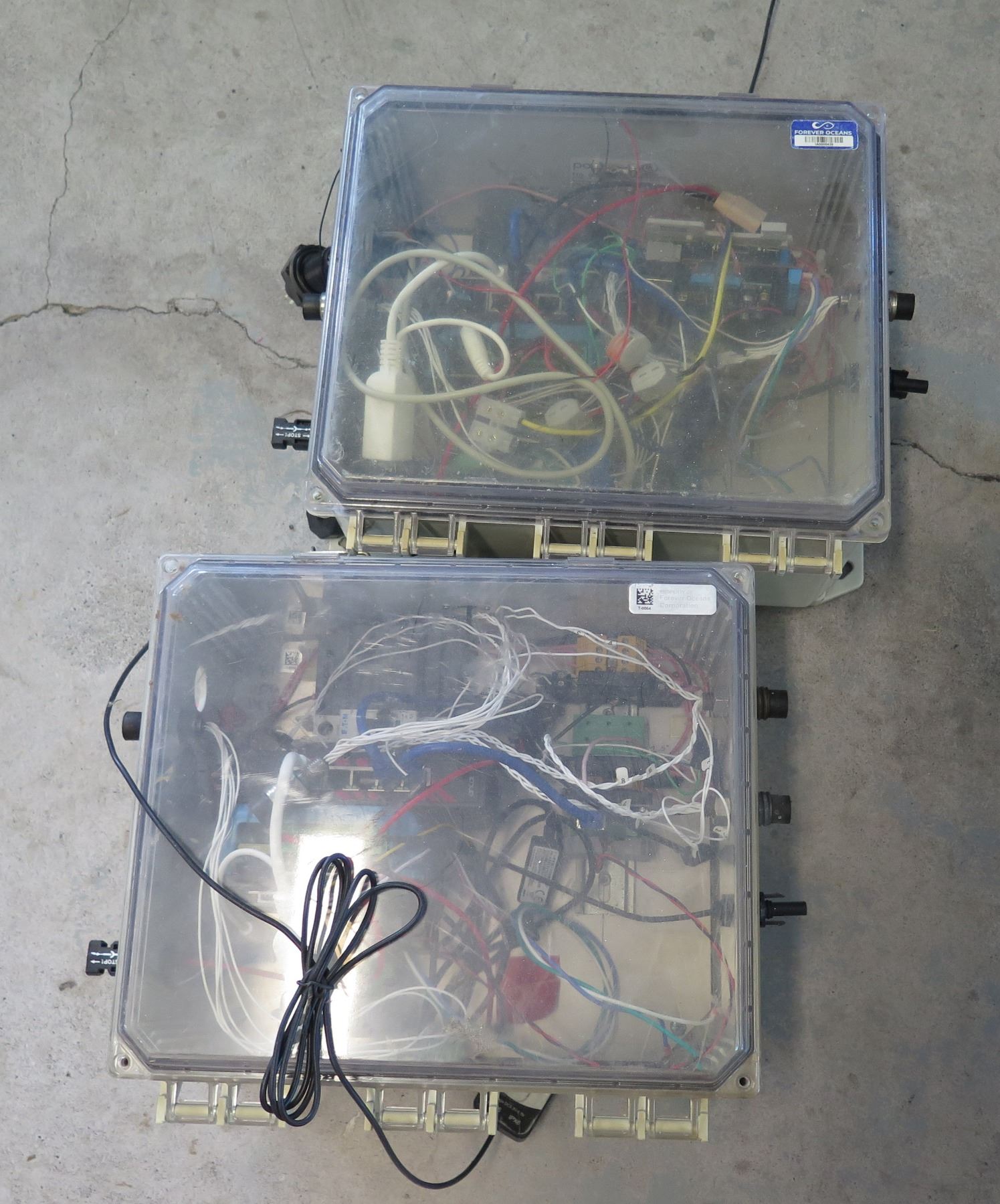 Qty 2 Marine Prototype Enclosures w/ Antira Network Switch, Solar ...