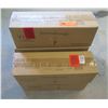 Image 1 : Qty 7 Computer Double Monitor Desk Mount Stands (New, Unopened)