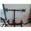 Image 2 : Qty 5 Computer Double Monitor Desk Mount Stands