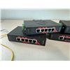 Image 2 : Qty 4 Antaira LNX-500AG-T 5-Port Industrial Router (Retail $180 each)