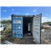 Image 2 : Blue 20' ISO Shipping Container, Has Rust In Various Areas (contents not included)