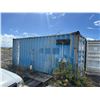 Image 3 : Blue 20' ISO Shipping Container, Has Rust In Various Areas (contents not included)
