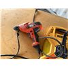 Image 2 : Misc Power Tools: Black & Decker Driver, DeWalt, etc w/ Job Light