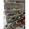 Image 2 : Adjustable Metal Shelf & Contents: Tools, Hardware, etc