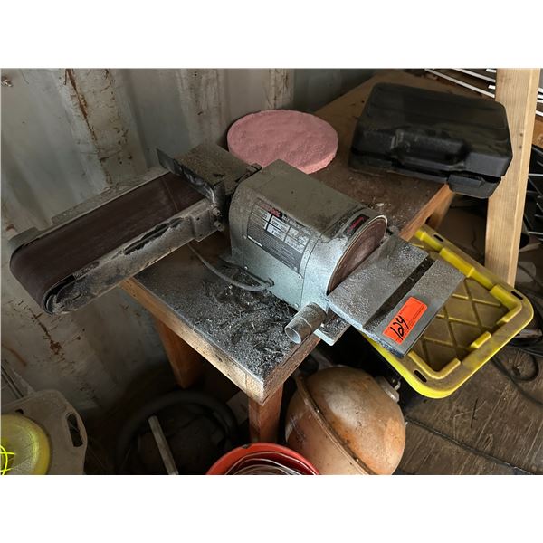 Bucktool Bench-Mounted Orbital & Belt Sander