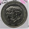 Image 1 : 1981 PRINCE OF WALES AND PRINCES DIANA MINT DOLLAR