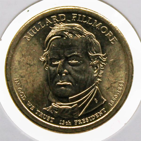 1850-53 BU 13TH PRESIDENT UNITED STATES DOLLAR