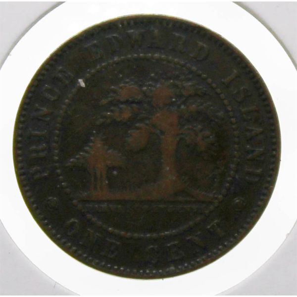 1871 PRINCE EDWARD ISLAND LARGE PENNY
