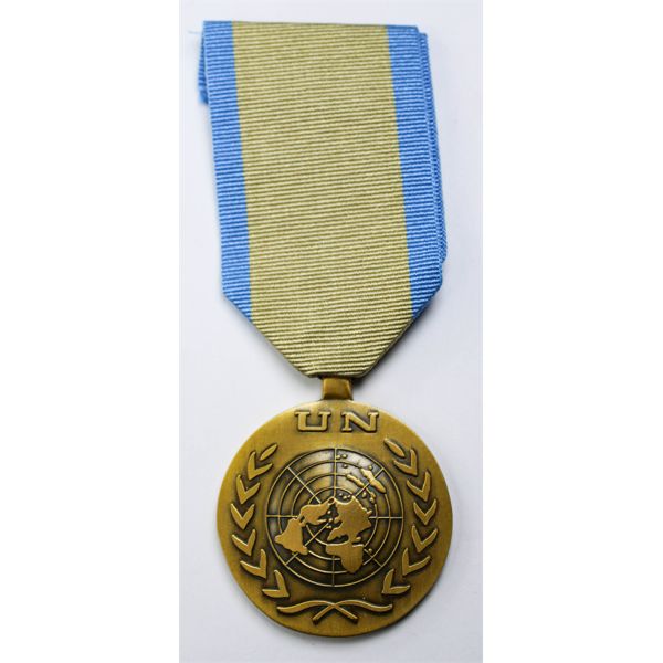 UNITED NATIONS SERVICE MEDAL WITH RIBBON
