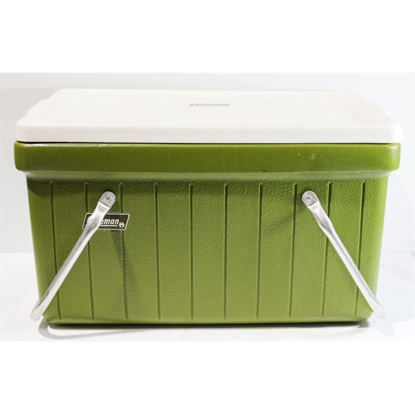 VINT. COLEMAN DURA-BOND COOLER W/ ORIGINAL BOX