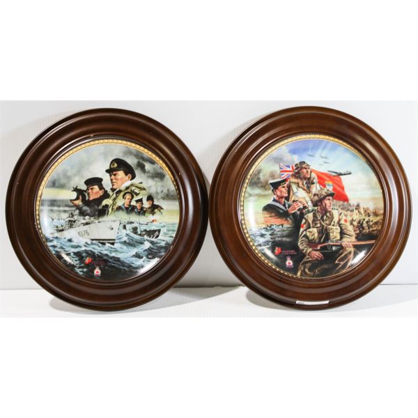 TWO CANADA REMEMBERS LIMITED EDITION PLATES