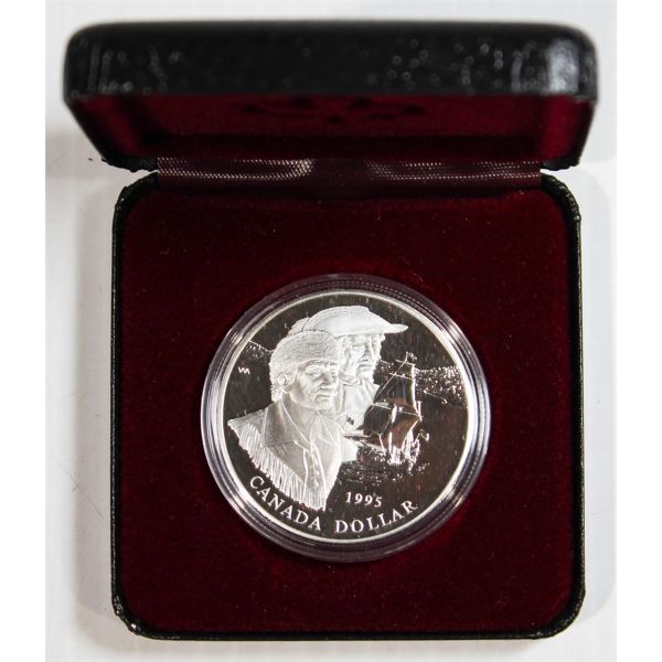1995 CANADA HUDSON'S BAY COMPANY SILVER DOLLAR