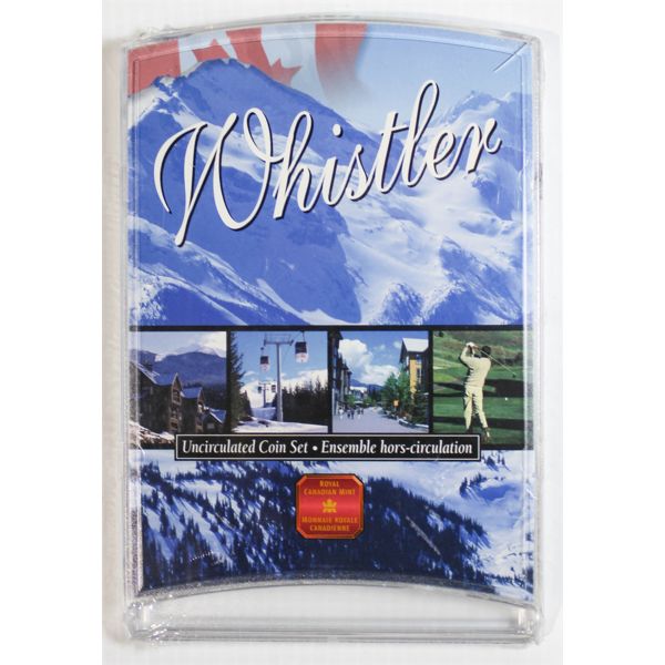 SEALED 2001 RCM WHISTLER UNC COIN SET