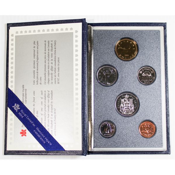 1990 ROYAL CANADIAN MINT PROOF COIN SET
