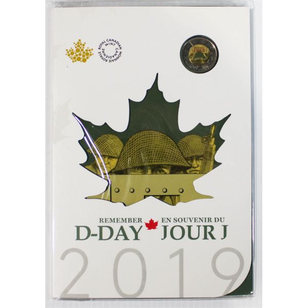 2019 RCM REMEMBER D-DAY COMMEMORATIVE COIN SET