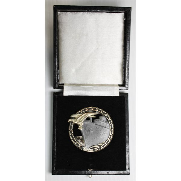 WWII GERMAN NAVY BLOCKADE RUNNER POCKET SHIELD