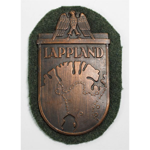 WWII GERMAN LAPPLAND CAMPAIGN SHIELD