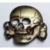 Image 1 : WWII GERMAN SS DEATH SKULL CAP BADGE