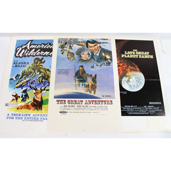 THREE VINT. MOVIE POSTERS